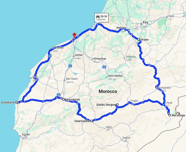 Morocco Motorcycle Tour